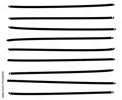 Lines Brush Stroke Patterns sketching Seamless Design Vector Illustration