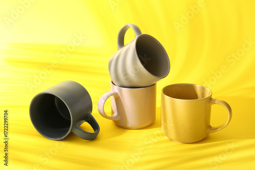 Set of different ceramic mu...