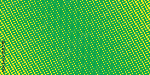 Dots halftone yellow green color pattern gradient texture background. modern Pattern of dots, particles, molecules, fragments modern