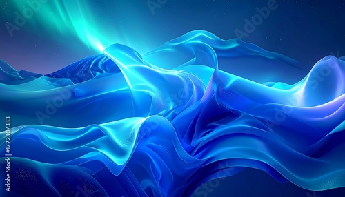 Abstract Aurora for Branding