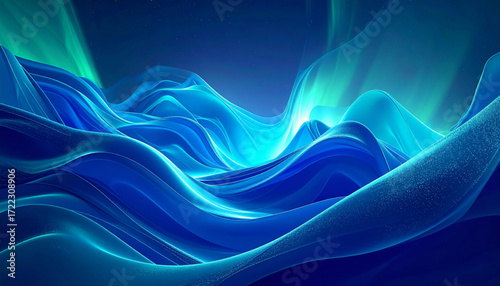 Abstract Aurora for Branding