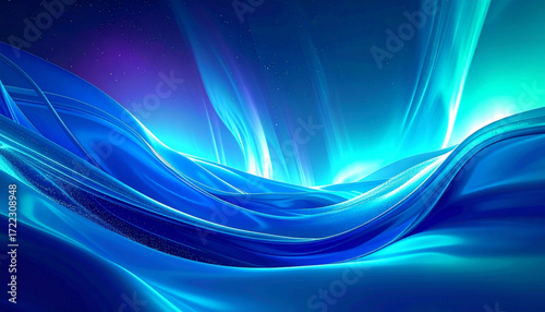 Abstract Aurora for Branding