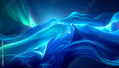 Abstract Aurora for Branding