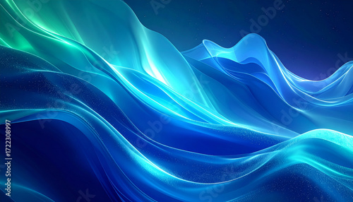 Abstract Aurora for Branding