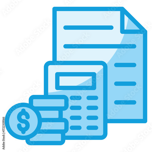 Budget Planning Icon Element For Design