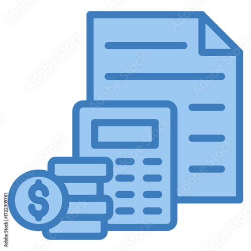 Budget Planning Icon Element For Design