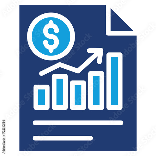 Stock Market Icon Element For Design