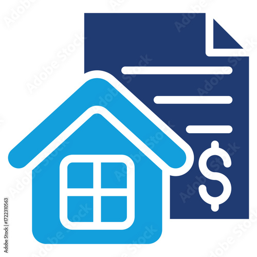 Mortgage Icon Element For Design