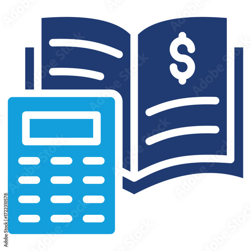 Accounting Ledger Icon Element For Design