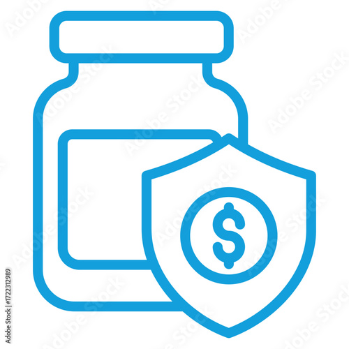 Emergency Fund Icon Element For Design