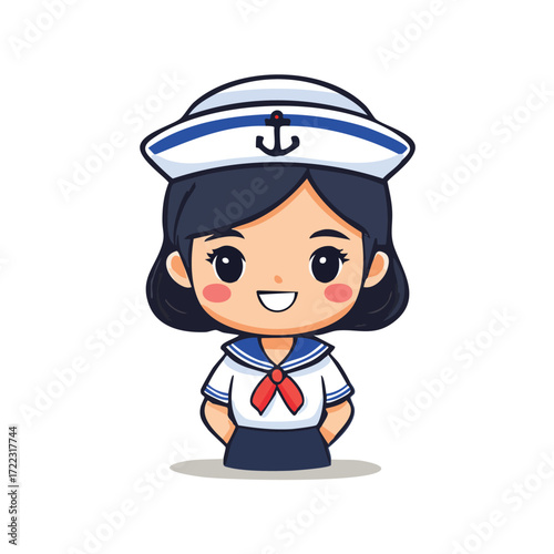 A professional cartoon police officer with a helmet and a badge, a guard of law and order