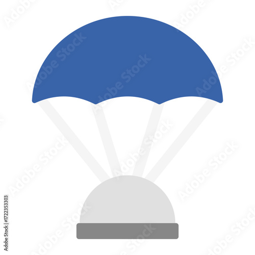 food delivery parachute icon