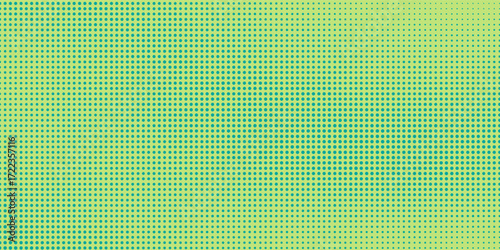 Turquoise pop art background with halftone polka dots in retro comic style, vector illustration template eps10