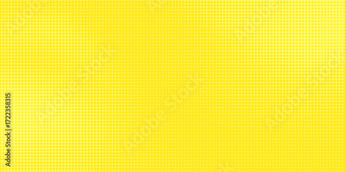 Lime yellow pop art background in retro comic style with halftone dots design, vector illustration eps10
