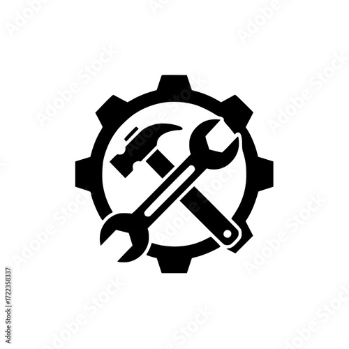 Tools with Gear Icon
