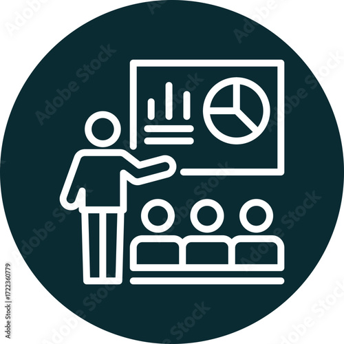 business icon isolated on white background. vector illustration icon for  business brokerage