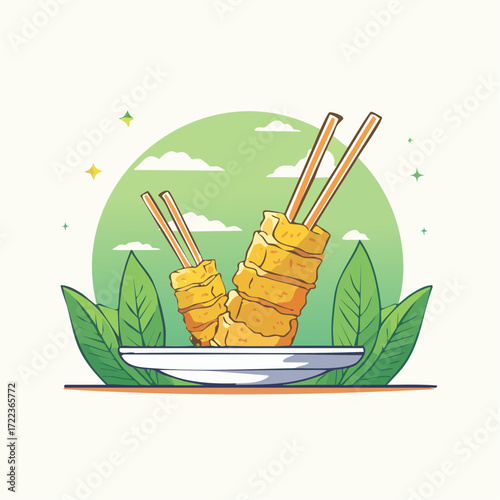  Authentic Indonesian Fried Tofu Skewers