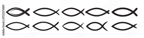 christian fish silhouette