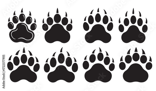 bear paw silhouette 