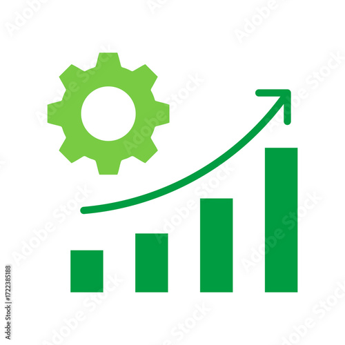 Improve Icon Vector Illustration Green Version