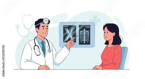 A Patient Filling Out a Medical History Form Before a Doctor's Appointment