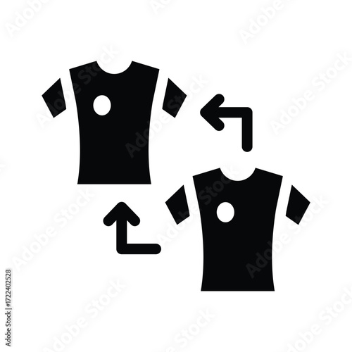 substitution player glyph icon illustration vector graphic.eps