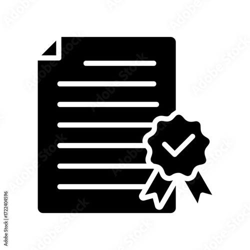 Standard Icon Vector Illustration Glyph Version