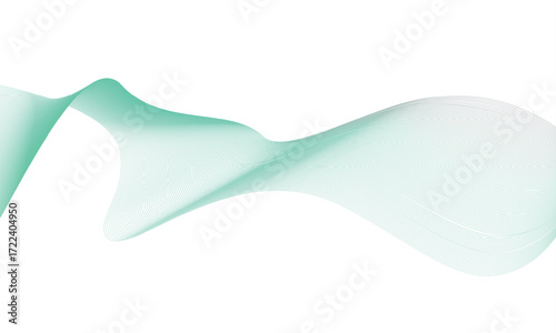 Colorful Abstract Line Wave Background  Gradient Flow, Modern Digital Vector Design