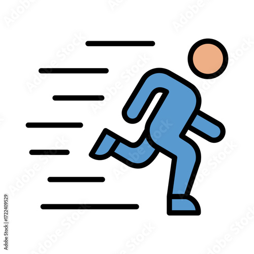 Action Icon Vector Illustration Color Version