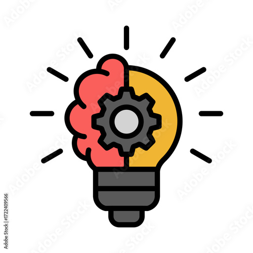 Innovation Icon Vector Illustration Color Version