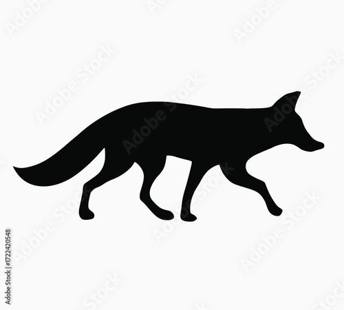 Shiloutte fox icon