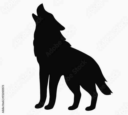 Icon shiloutte wolf 