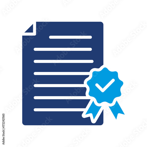 Standard Icon Vector Illustration Blue Version