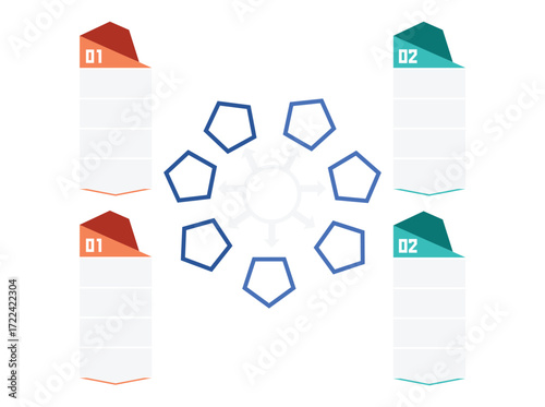 A versatile collection of business infographic templates featuring multiple layout styles, including tables, graphs, pie charts, timelines, and comparison slides. Designed for use in PowerPoint, 27