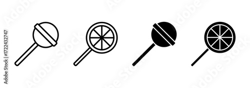 Candy icon vector. candy sign and symbol.