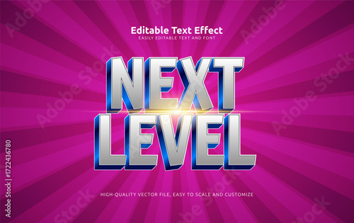 next level editable text effect