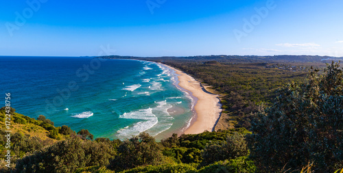 Tableau sur toile Cape Byron lookout in Byron Bay, Australia