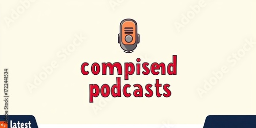 Podcast compilation logo, featuring a microphone icon