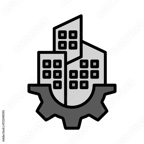Construction Icon Vector Illustration Color Version