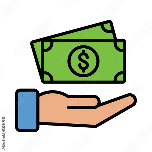 Loan Icon Vector Illustration Color Version