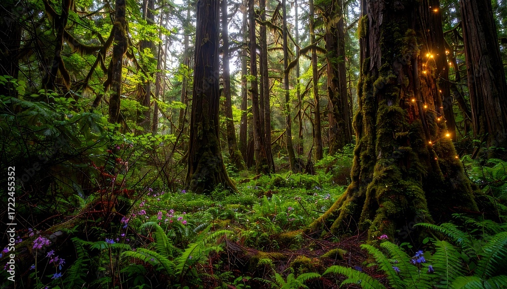 Fototapeta premium Enchanted Forest Pathway.