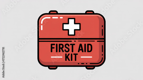 First aid kit emergency medical supplies healthcare safety equipment preparedness checklist 100 char