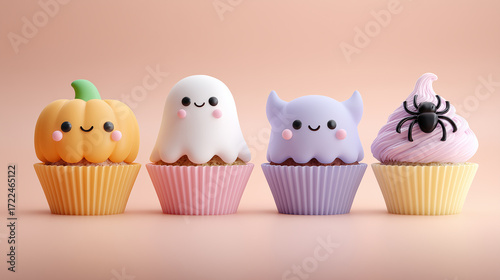 할로윈데이 귀여운 디저트 머핀
