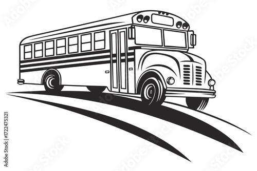 vector illustration of bus