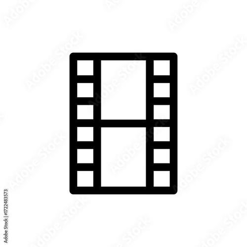 Film Strip Line Icon of Film Distribution Icon Set