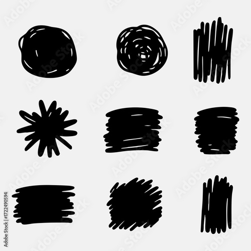 The hand-drawn peace sign is a simple symbol of love and hope, perfect for any design or illustration project