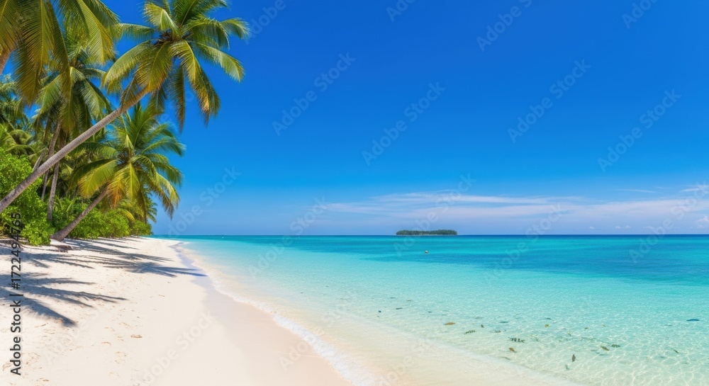 Obraz premium Tropical beach scene