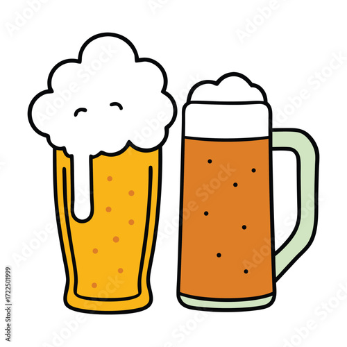 Golden beer ale with a frothy head, rich malt aroma, and crisp hops. A refreshing, smooth brew perfect for relaxing moments and sharing with friends.
