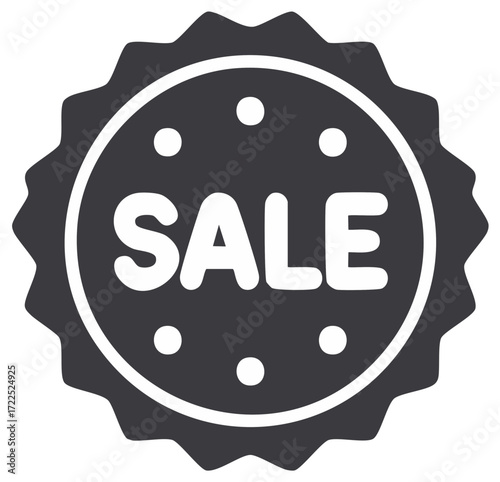 Sale Tag Sticker Icon for Discount and Promotion