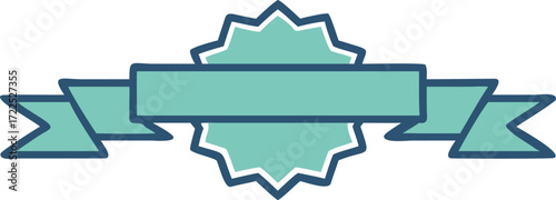 A ribbon adorned with a star, representing honor or accomplishment in various contexts.